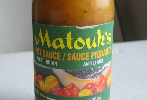 Matouk's hot sauce. Photo by Anne Noyes Saini.