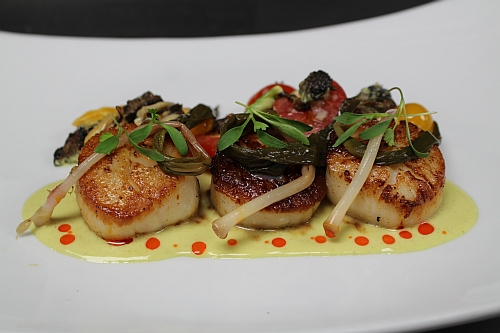 Scallops by way of L.I.C. and Malaysia.